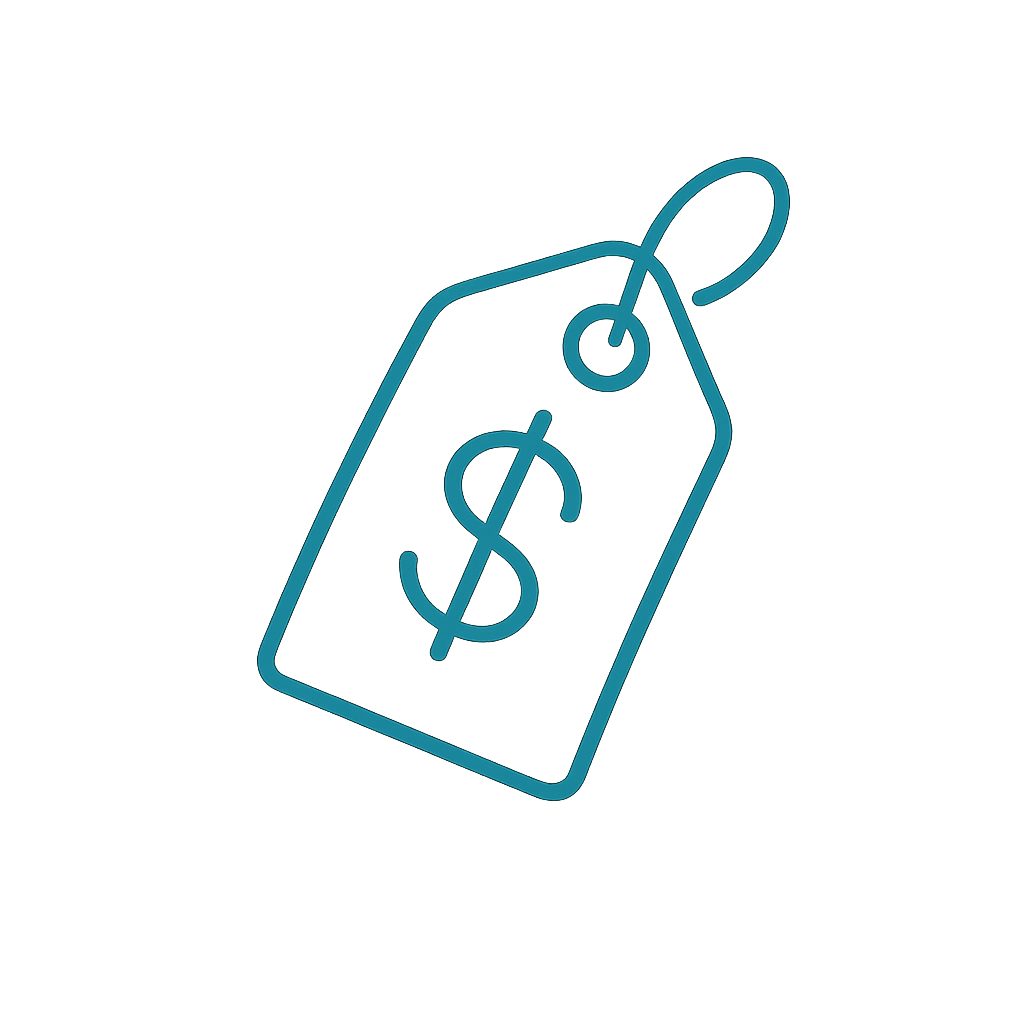 Affordable pricing icon