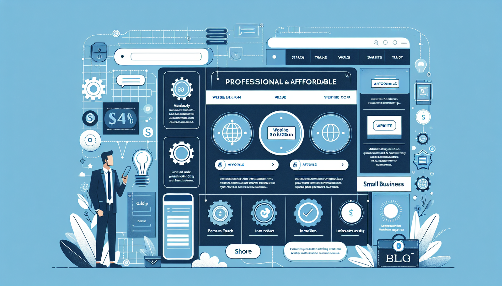 Build a Stunning Website on a Budget: Affordable Web Design Solutions for Small Businesses